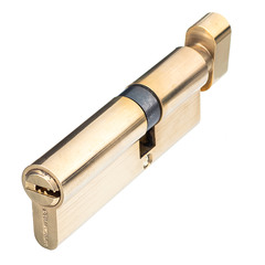 Цилиндр Palladium C BK PB 90 (35х55) мм ключ/вертушка латунь