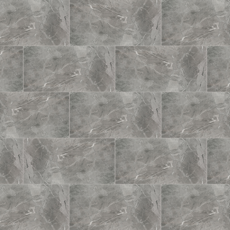 Керамогранит soft marble 60x60 серый в интерьере