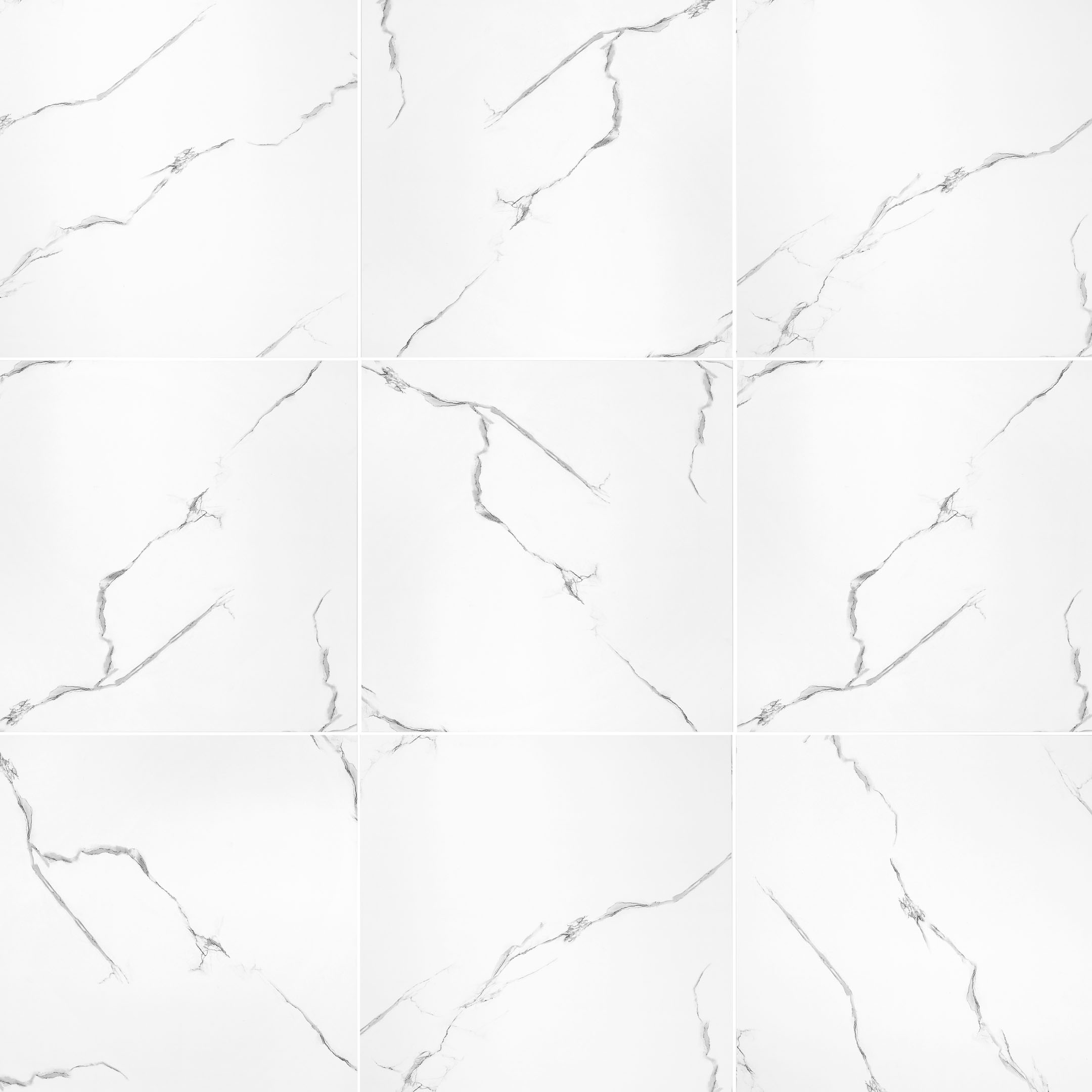 фото Керамогранит grasaro softmarble белый 600х600х10 мм (4 шт.=1,44 кв.м)