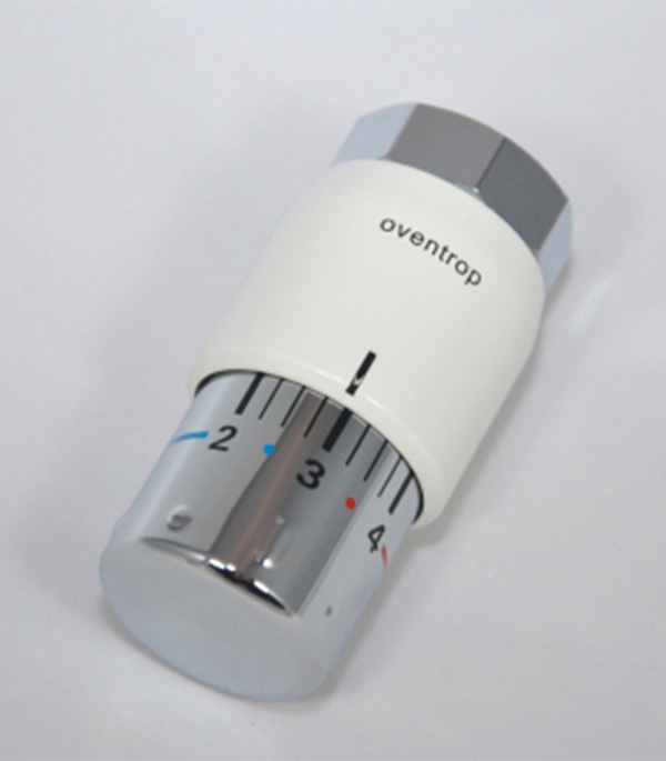 Термоголовка Oventrop Uni SH (101 20 65) М30х1,5 мм для радиатора белая-хром