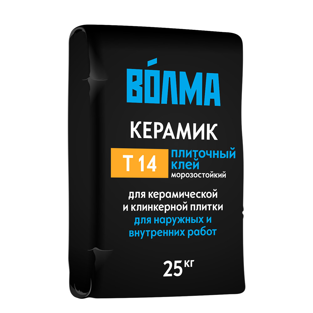 

Клей для плитки и керамогранита Волма Керамик серый 25 кг