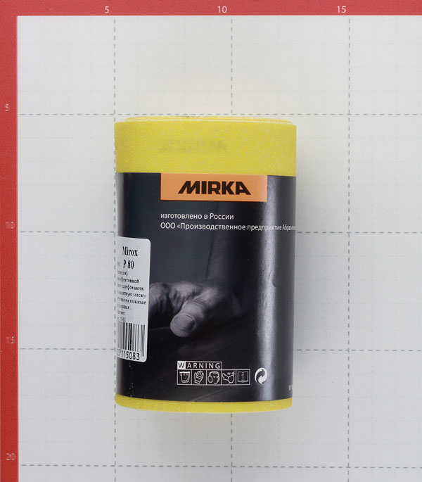 

Наждачная бумага Mirka Mirox 115 мм 5 м Р80