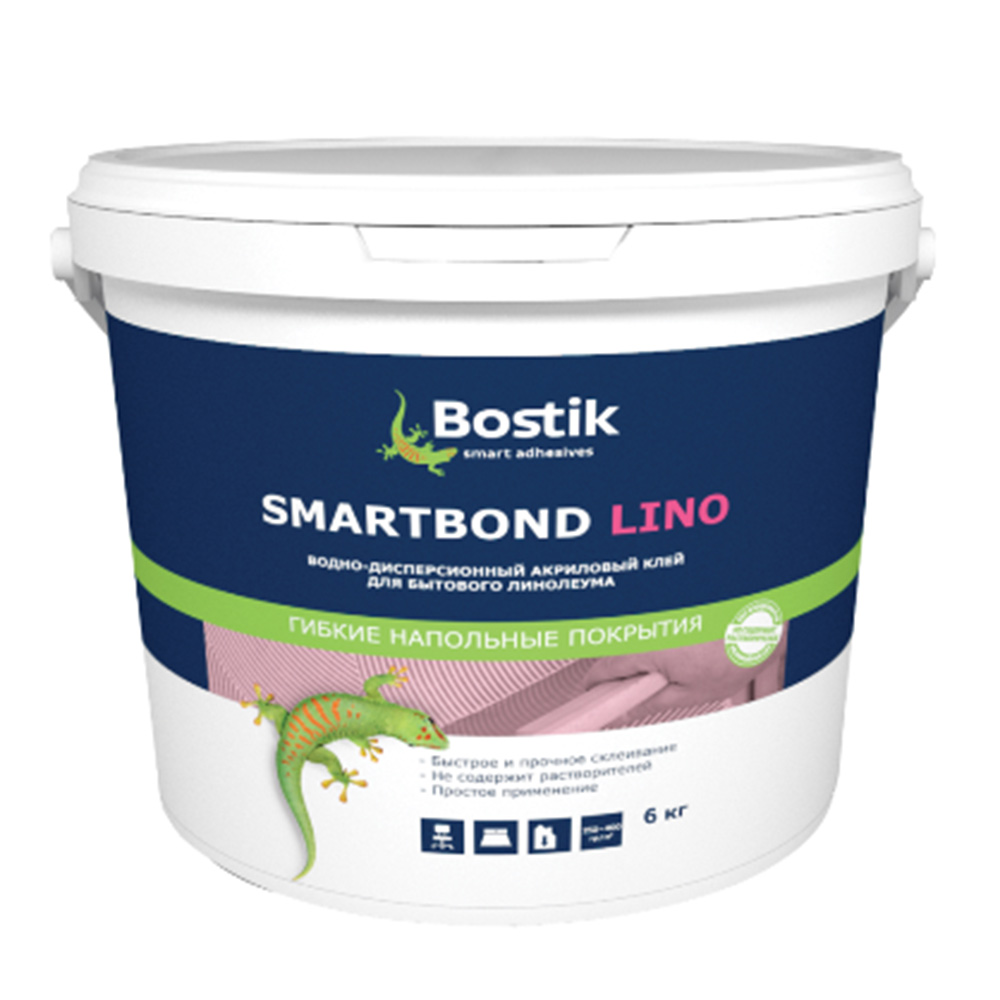 

Клей для бытового линолеума Bostik Smartbond Lino 3 кг