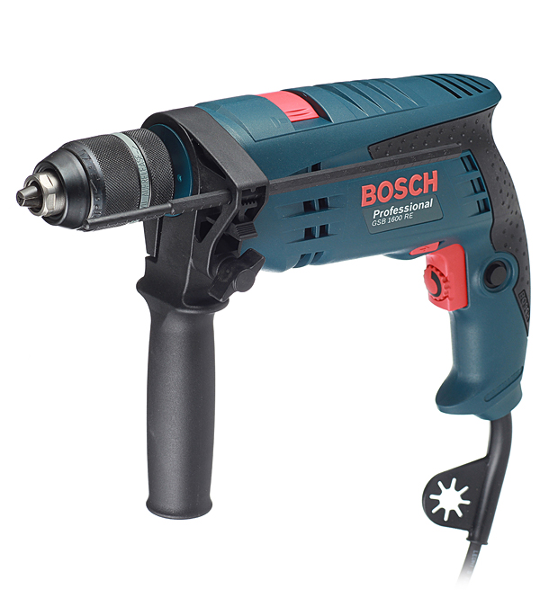 фото Дрель ударная bosch gsb 1600 re (601218121) 701 вт