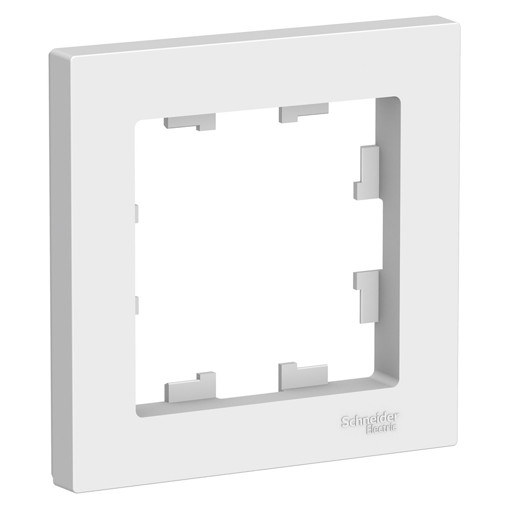 

Рамка Schneider Electric Atlas Design ATN000101 одноместная универсальная скрытая установка белая, Белый