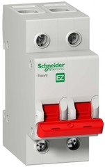 Рубильник Schneider Electric Easy9 (EZ9S16263) 2P 63А 400 В на DIN-рейку