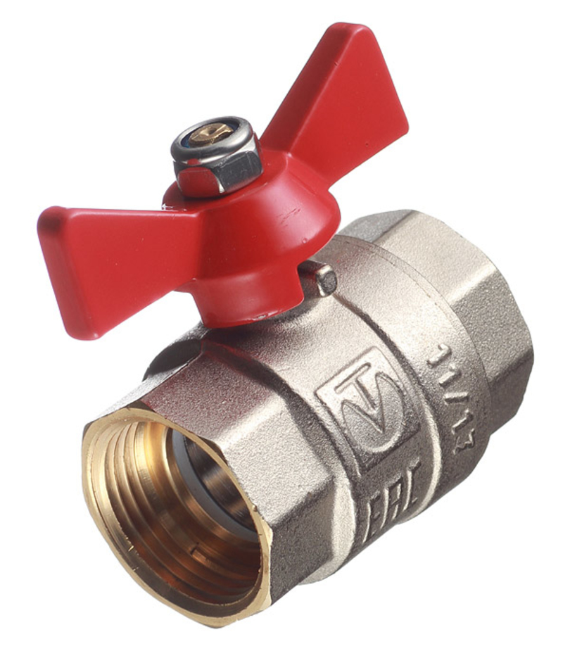 Кран шаровой латунный VALTEC Base (VT.217.N.06) 1 ВР(г) х 1 ВР(г ...