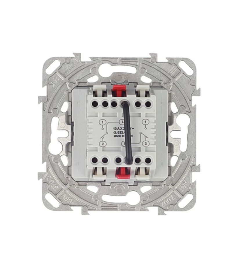 Переключатель Schneider Electric Unica MGU5.213.18ZD двухклавишный на 2 ...