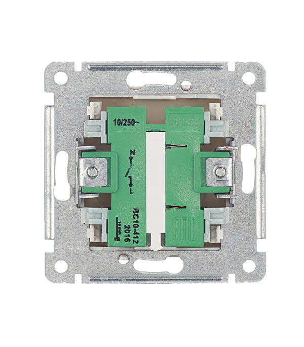 фото Выключатель hegel master вс10-412-01 одноклавишный скрытая установка слоновая кость с подсветкой