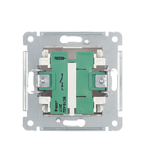фото Выключатель hegel master вс10-432-07 одноклавишный скрытая установка золото с самовозвратом с подсветкой
