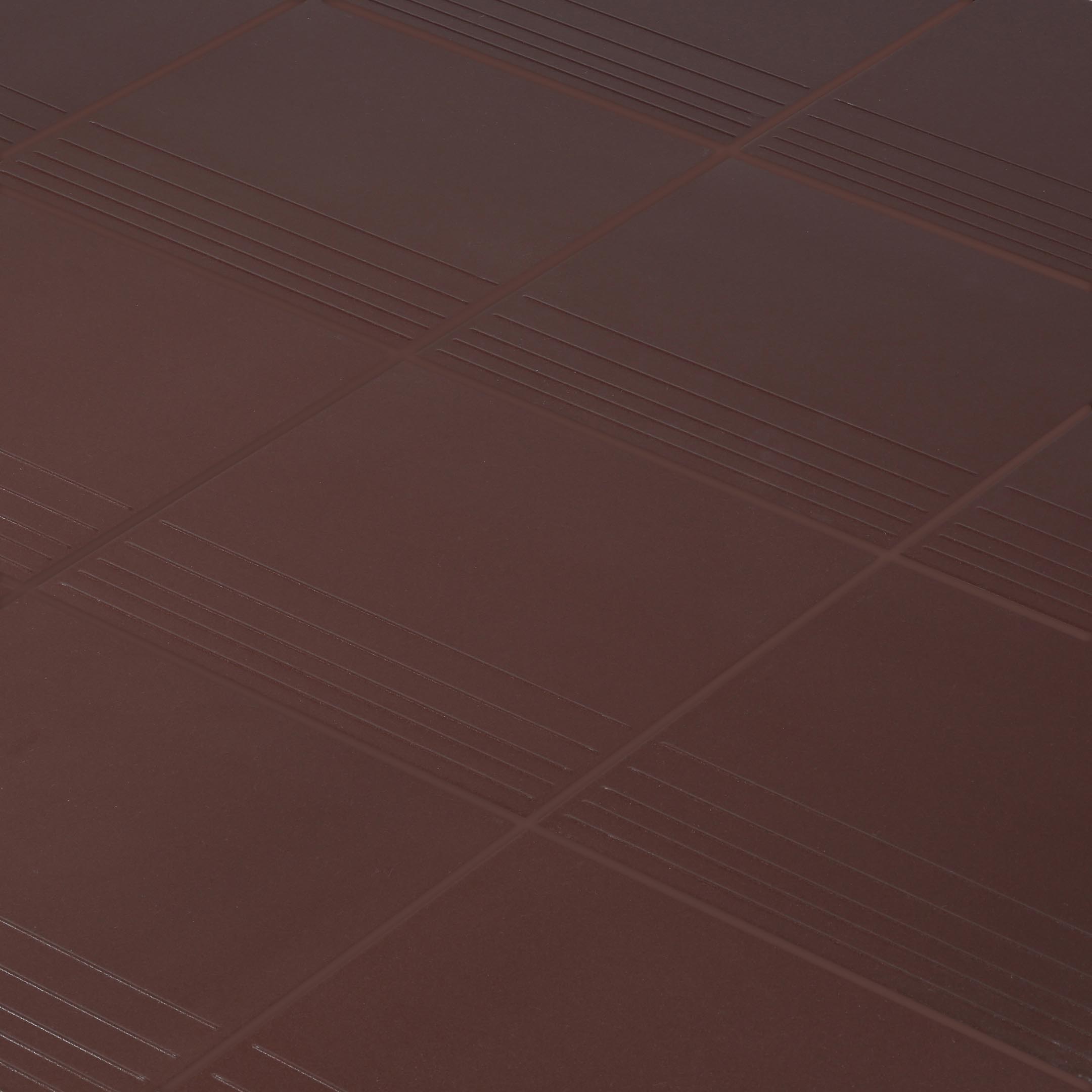 фото Керамогранит ступень керамин амстердам 4 коричневый 298x298x8 мм (15 шт.=1,33 кв.м) keramin