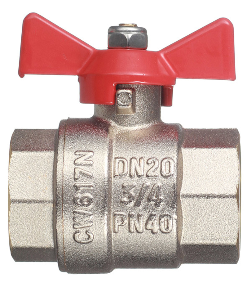 Кран шаровой латунный VALTEC Base (VT.217.N.05) 3/4 ВР(г) х 3/4 ВР(г ...