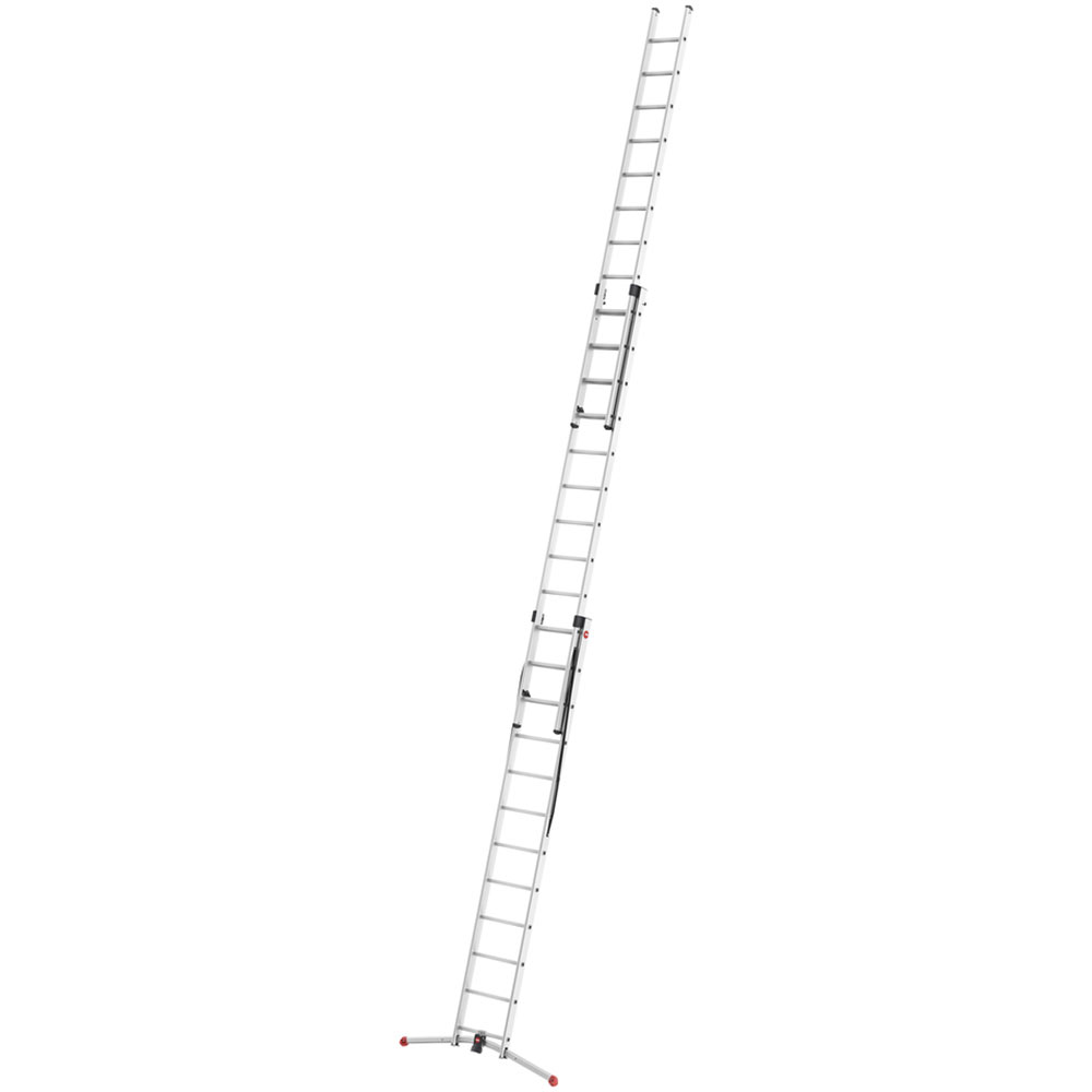 фото Лестница трансформер hailo s100 profilot трехсекционная алюминиевая 3х12