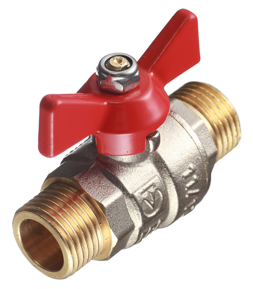 Кран шаровой латунный VALTEC Base (VT.219.N.04) 1/2 НР(ш) х 1/2 НР(ш ...