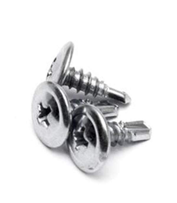 

Саморезы клопы 19x4.2 мм с буром (200 шт.), Белый