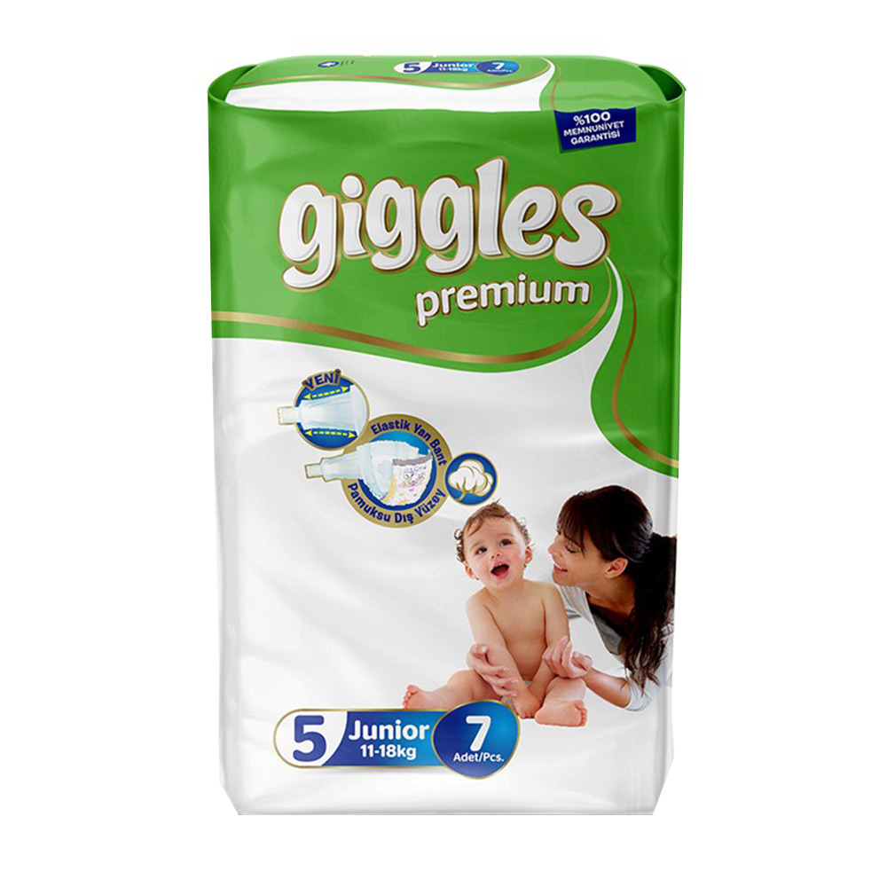 фото Подгузники giggles junior №5 11-25 кг (7 шт.)