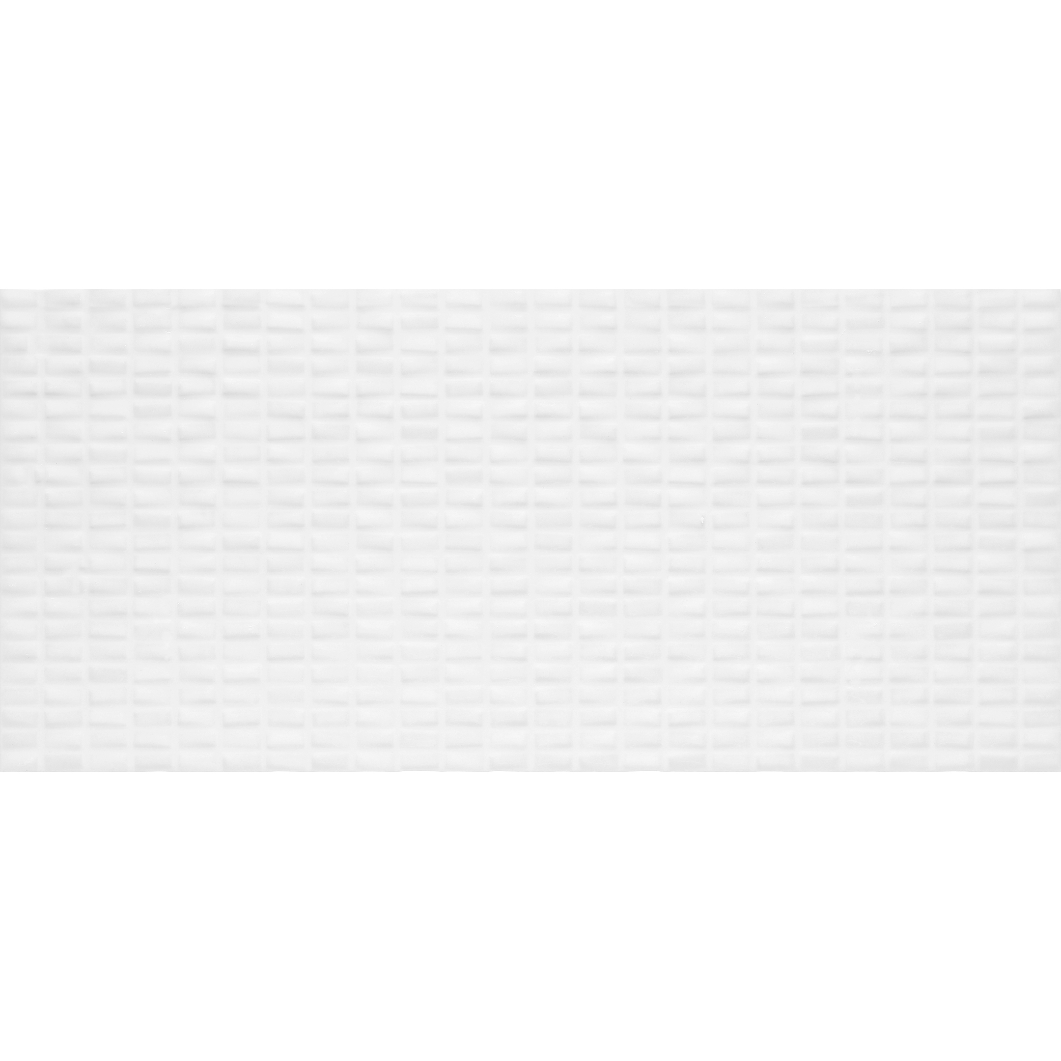 Плитка облицовочная Cersanit Pudra мозаика белая 440x200x8,5 мм (12 шт.=1,05 кв.м)