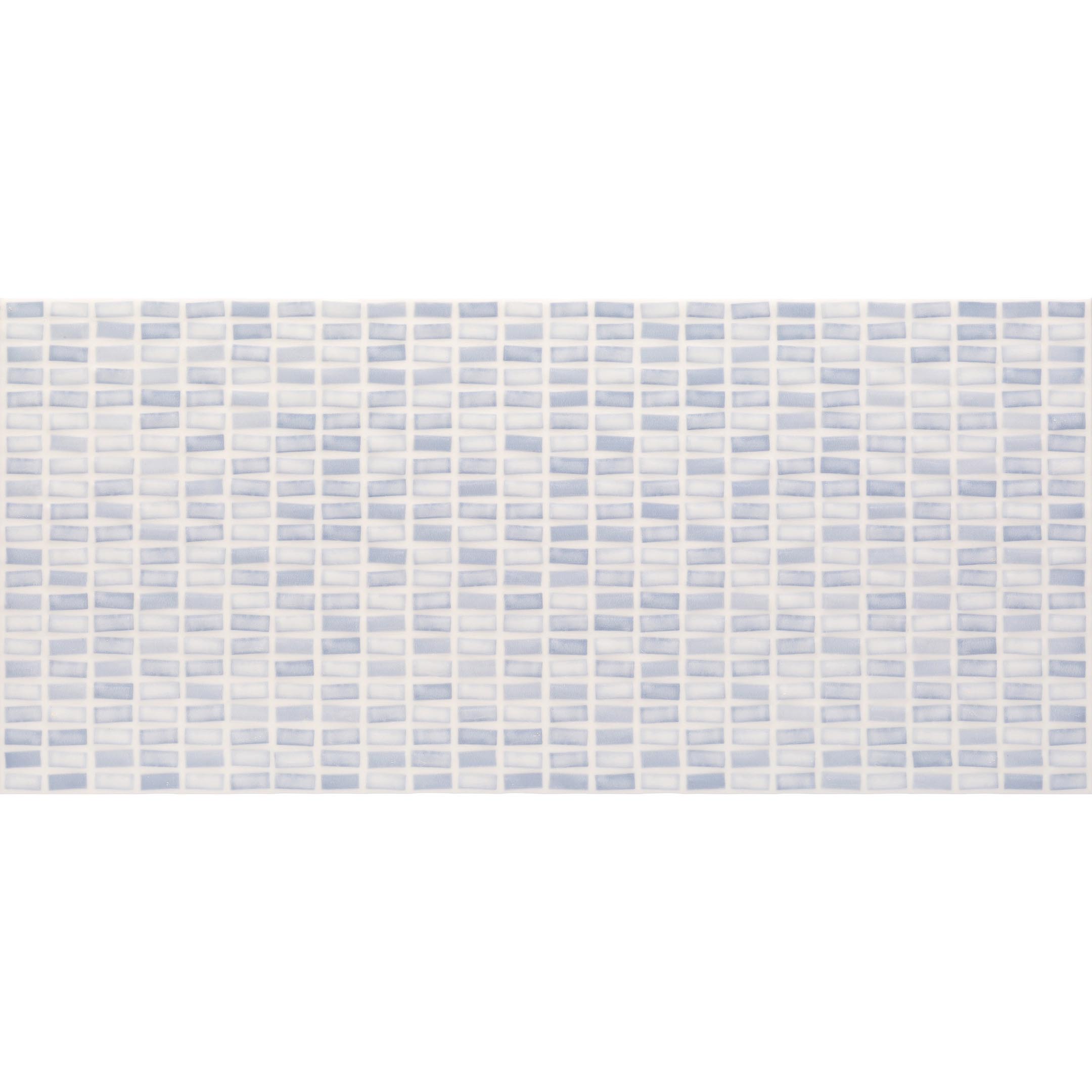 Плитка облицовочная Cersanit Pudra мозаика голубая 440x200x8,5 мм (12 шт.=1,05 кв.м)