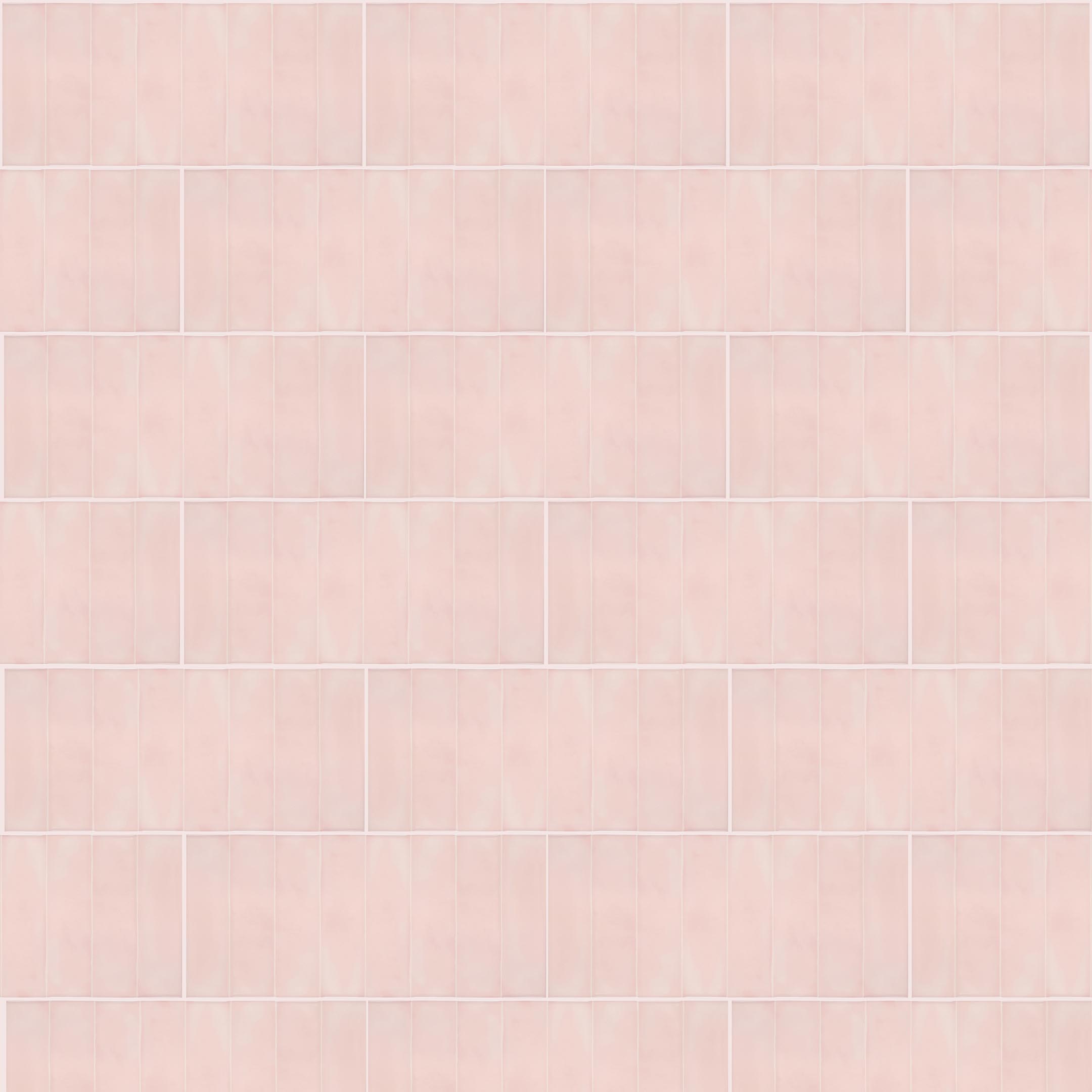 фото Плитка облицовочная cersanit pudra кирпич розовый 200x440x8,5 мм (12 шт.=1,05 кв.м)