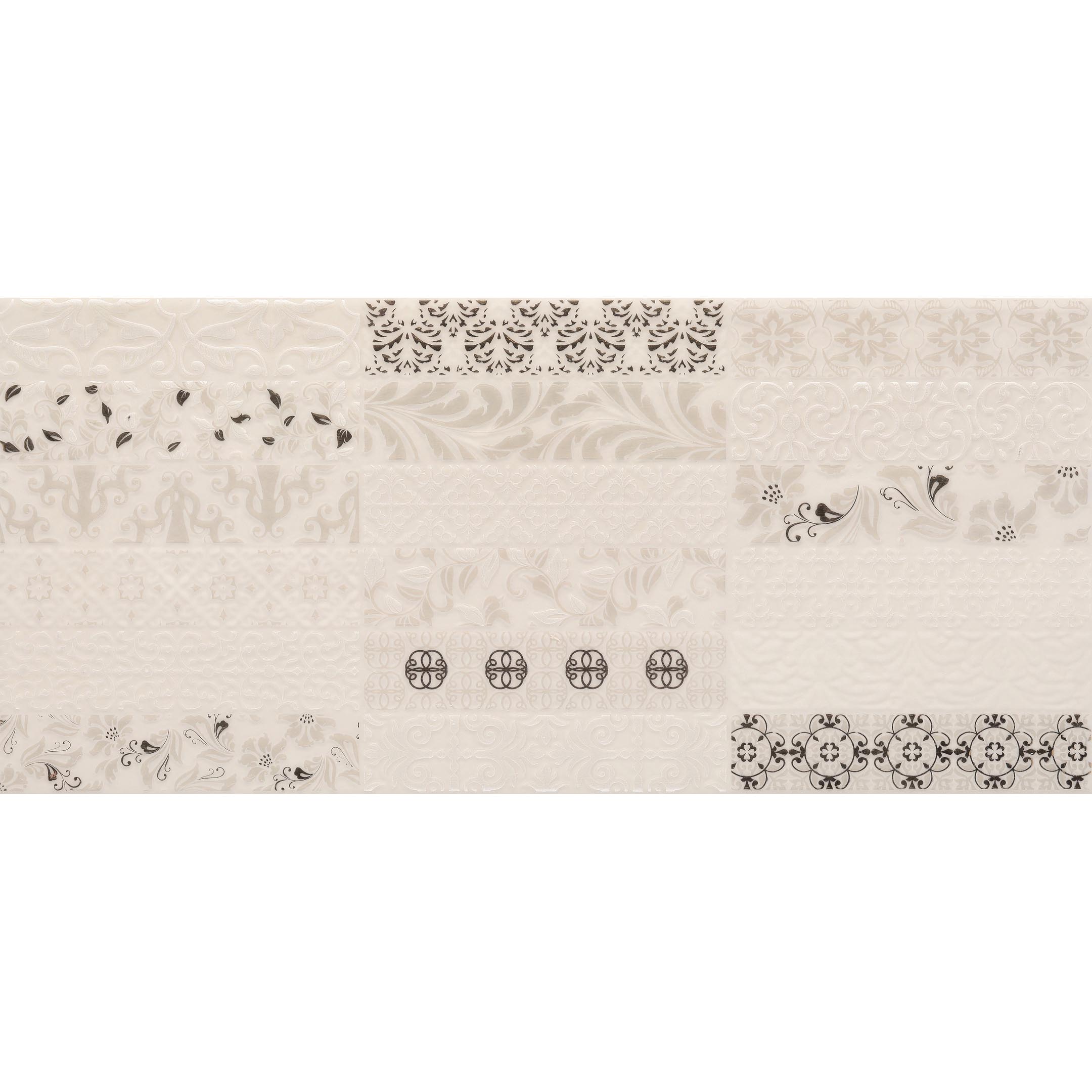 Плитка декор Cersanit Atria бежевая 440x200x8,5 мм