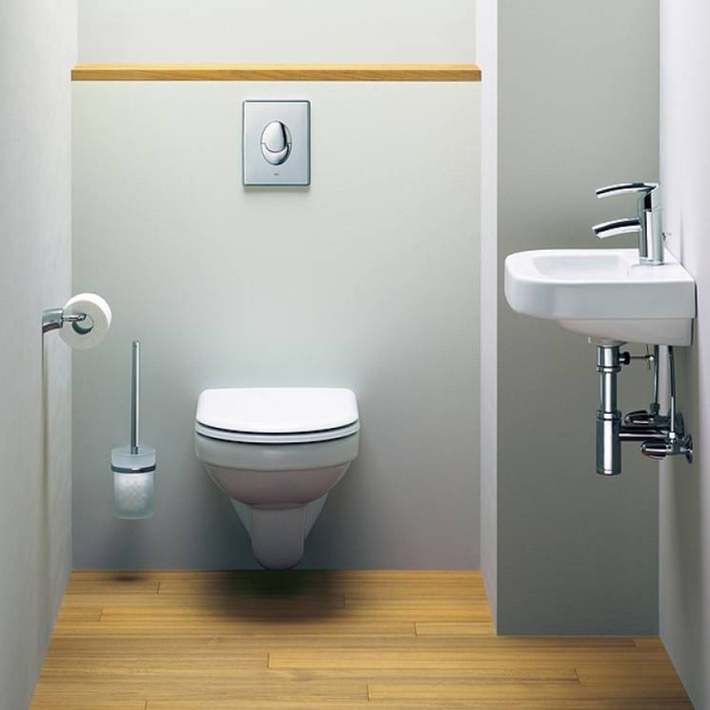 

Инсталляция GROHE Rapid SL 3в1 с клавишей хром без унитаза, Синий