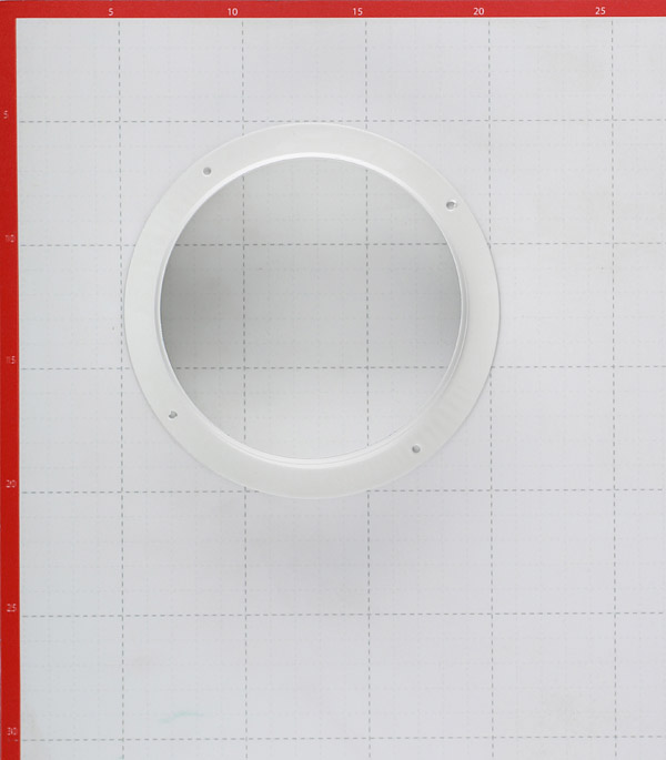 фото Фланец для круглых воздуховодов стальной белый d125 мм вентс