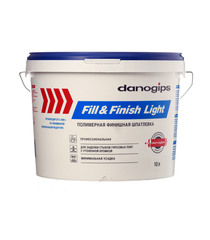 Шпатлевка Danogips Fill&Finish Light универсальная облегченная 10 л/12,3 кг