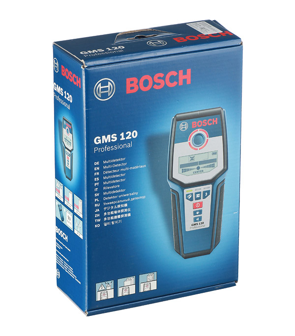 

Детектор скрытой проводки Bosch GMS 120 Professional (00601081000)