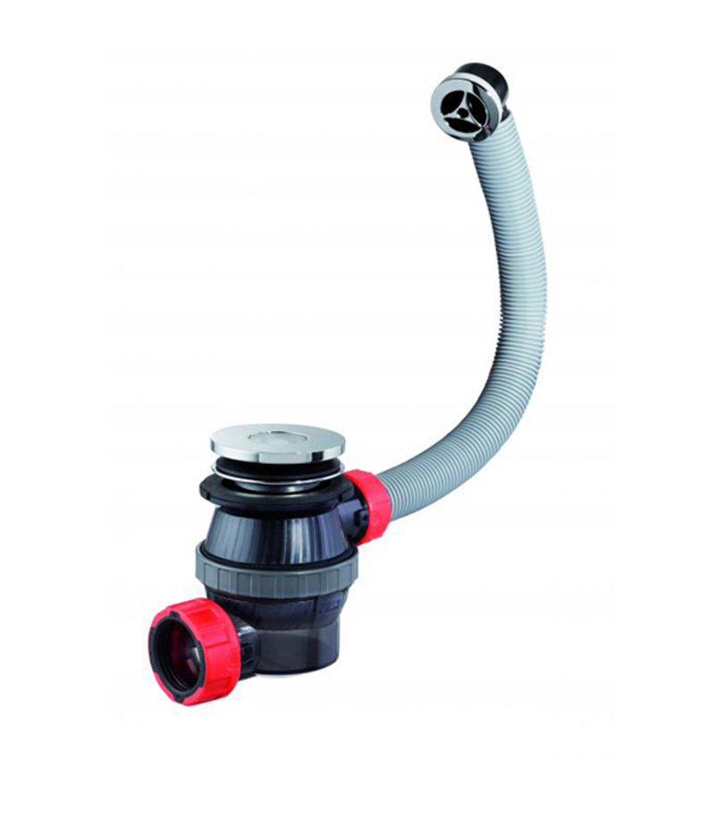 Сифон для раковины 1 1/4\" с переливом Нано 67 мм, выход в канализацию ...