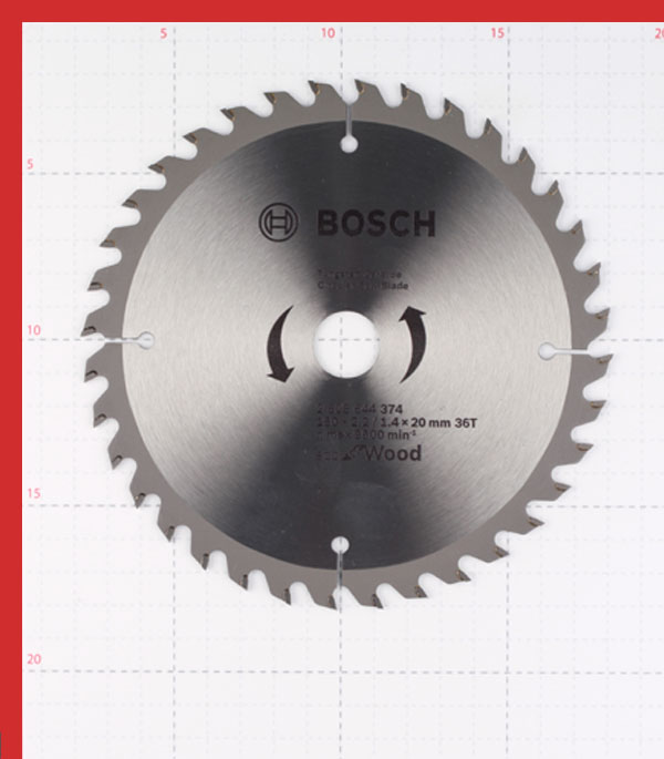 фото Диск пильный по дереву bosch optiline eco (2608644374) 160х16/20х2,5 мм 36 зубьев