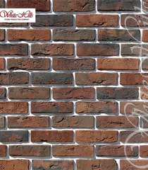 Камень искусственный White Hills Лондон Брик коричневый махагон (60 шт.=1,16 кв.м)