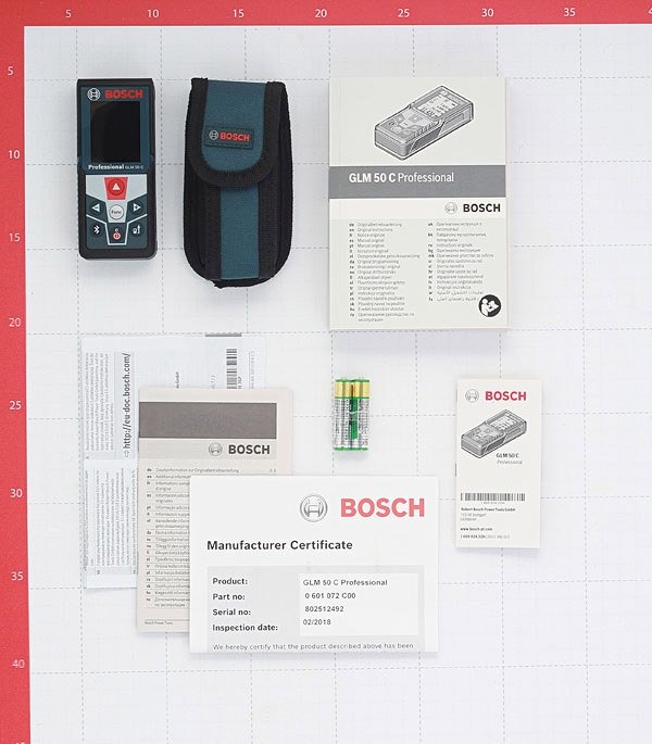 фото Дальномер лазерный bosch glm 50 с (0601072c00) 50 м