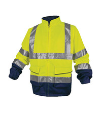 Куртка рабочая сигнальная Delta Plus (PHVE2JMXG) 52-54 (XL) рост 172-180 см желтая