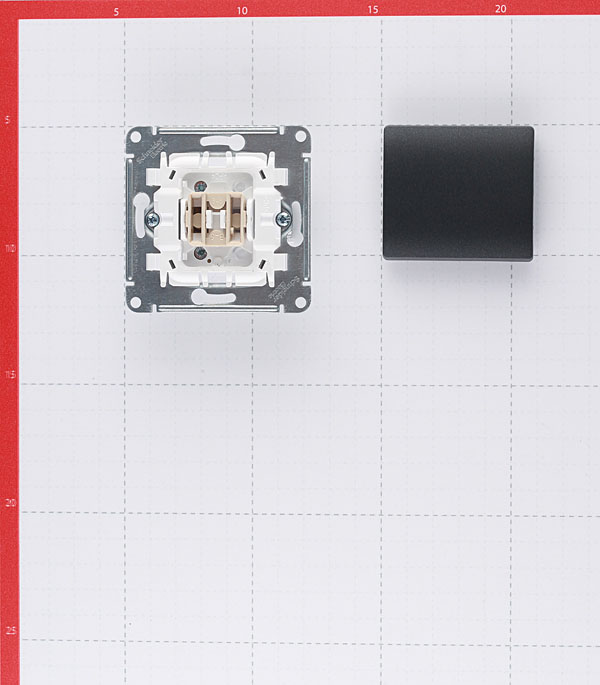 фото Выключатель schneider electric glossa gsl000711 одноклавишный скрытая установка антрацит