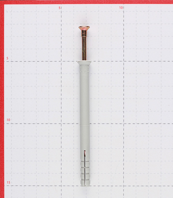Дюбель-гвоздь Tech-Krep 8x100 мм потайная манжета полипропилен (40 шт.)