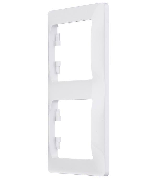 

Рамка Schneider Electric Glossa GSL000106 двухместная вертикальная белая, Белый
