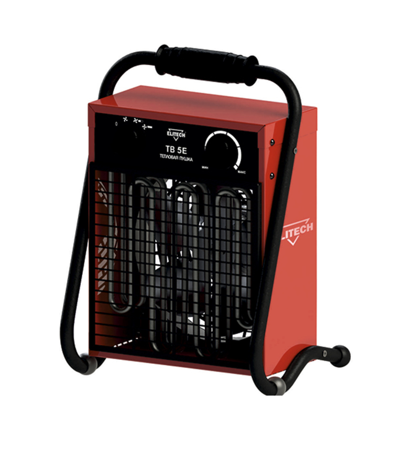 Пушка тепловая электрическая Elitech ТВ 5Е 4.5 кВт — купить в Петровиче ...