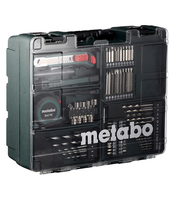 

Дрель-шуруповерт аккумуляторная Metabo BS (602206880) 14,4В 2х2Ач Li-Ion с набором оснастки