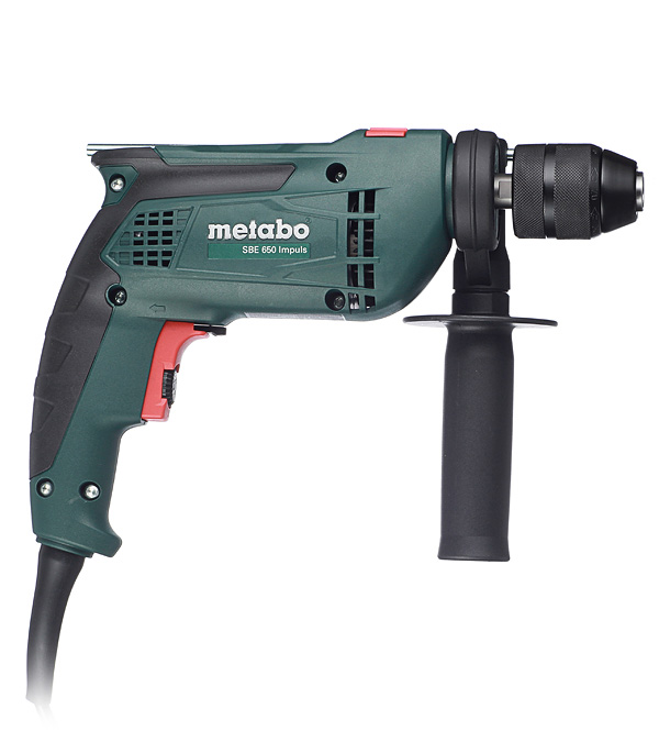 фото Дрель ударная metabo sbe 650 impuls (600743000) 650 вт