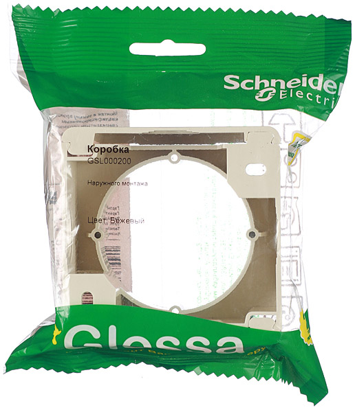 

Коробка наружного монтажа Schneider Electric Glossa GSL000200 бежевая, Бежевый