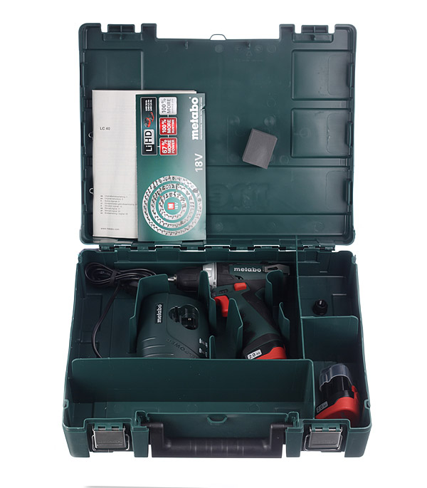 фото Дрель-шуруповерт аккумуляторная metabo powermaxx bs (600080500) 12в 2х2ач li-ion