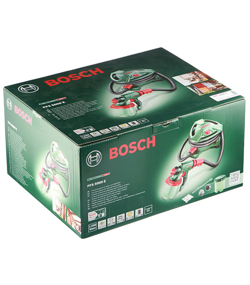 сетевой краскопульт bosch pfs 5000 e. краскораспылитель bosch pfs 5000e.