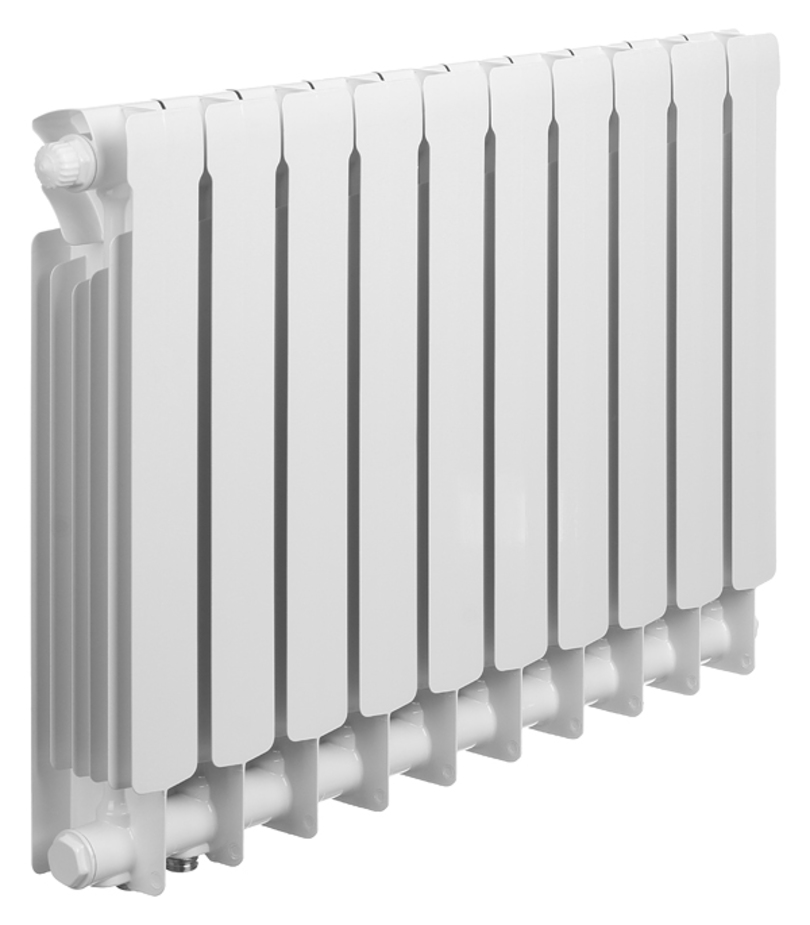 Радиатор биметаллический  Base Ventil 500 мм 10 секций 3/4
