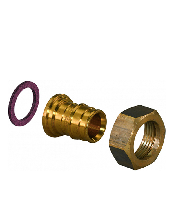 

Соединитель прямой с накидной гайкой 16 х 1/2" Uponor