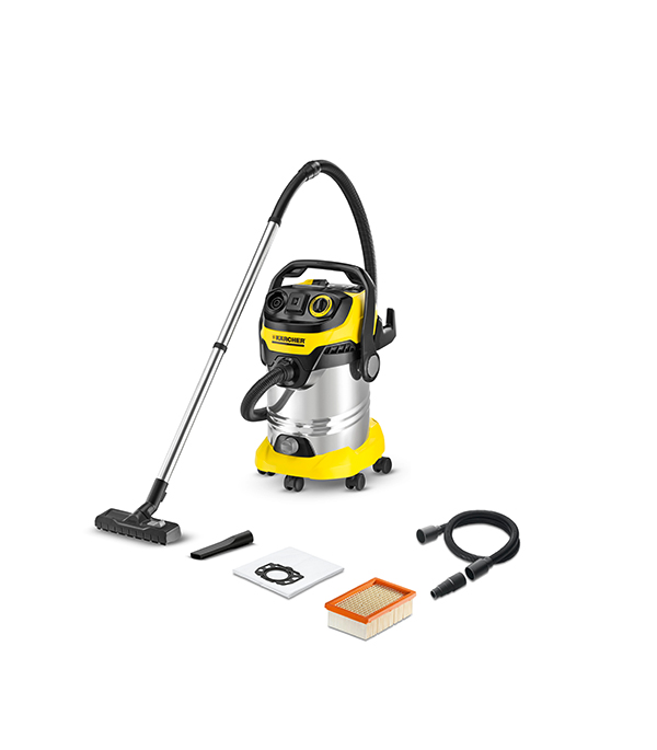 фото Пылесос строительный электрический karcher wd 6 p premium (1.348-270.0) 1300 вт 30 л