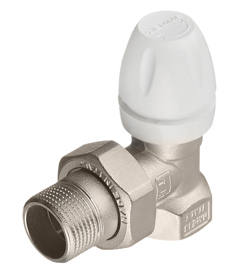 Клапан (вентиль) термостатический угловой Tiemme 3/4 НР(ш) х 3/4 ВР(г ...
