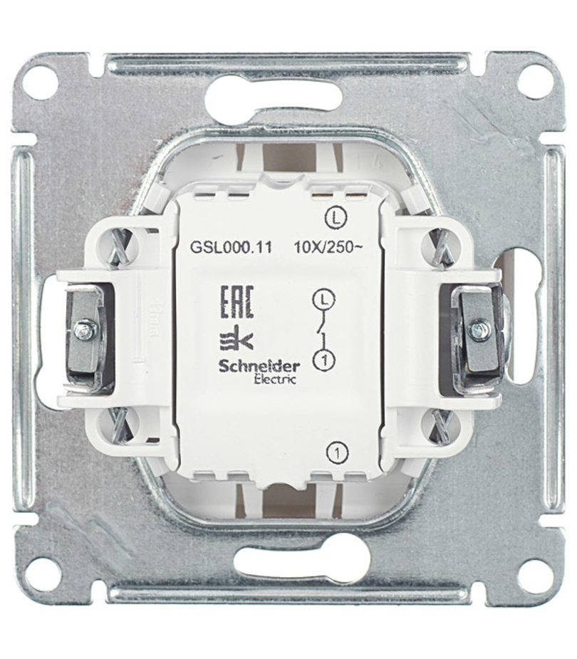 Розетка schneider electric glossa gsl000443 скрытая установка титан с заземлением