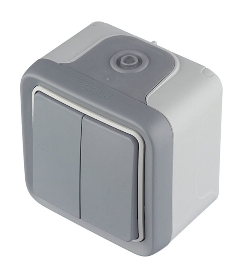 Переключатель Legrand Plexo 69715 двухклавишный на 2 направления ...