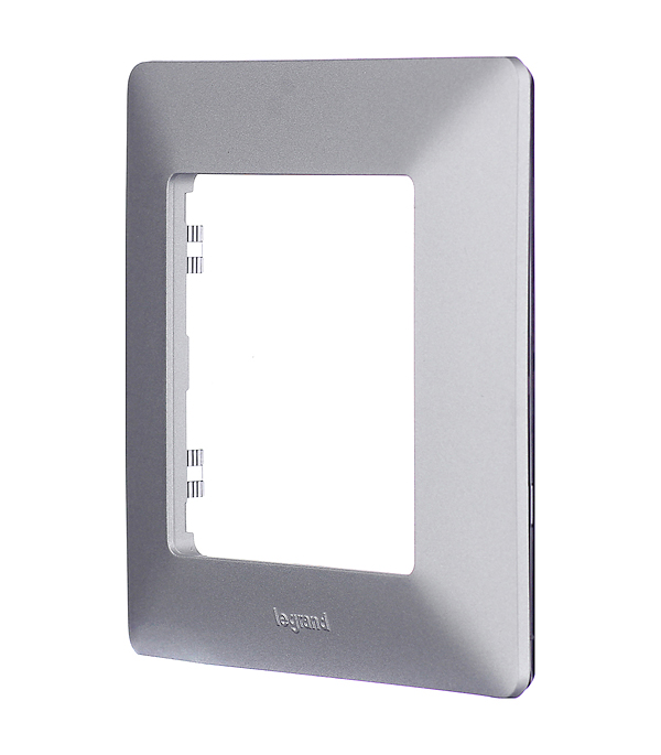 

Рамка Legrand Valena LIFE 754137 одноместная универсальная алюминий