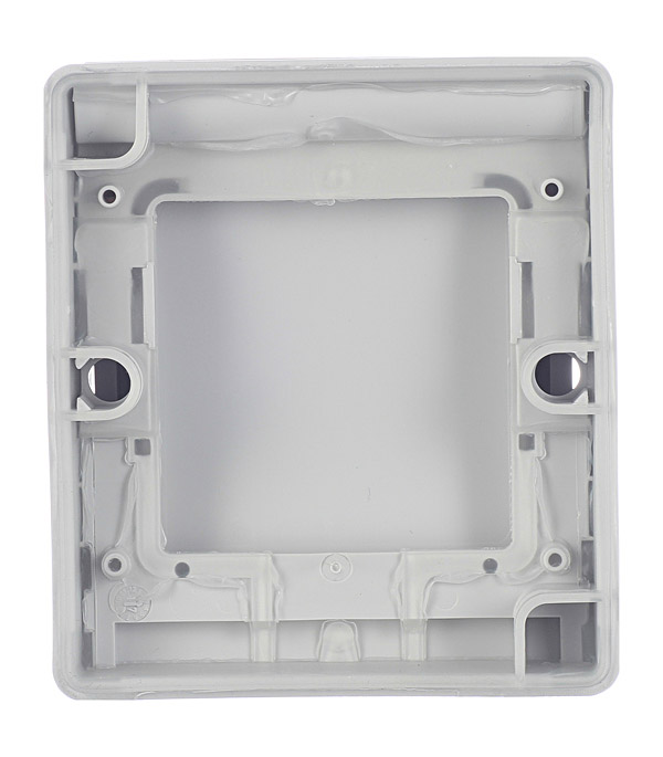 

Рамка Simon 44 Aqua 4400092-035 универсальная серая с открывающейся крышкой под механизмы S27, Серый